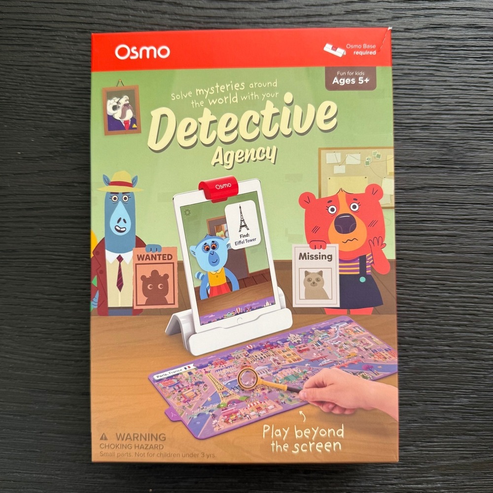Osmo Detective Agency Game Maps & Magnifier NEW No Base Included Ages 5+‎